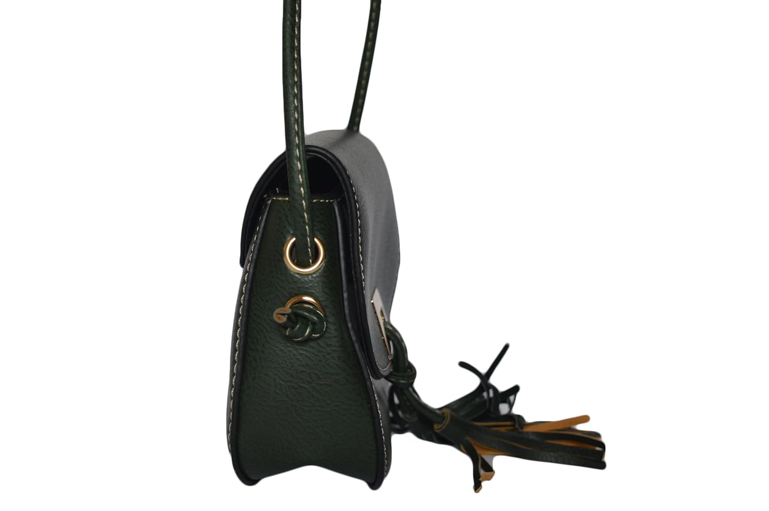 glorious era-rakshabandhan gift black sling bag with tessel