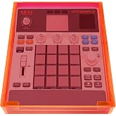 Geekria Audio Sampler Acrylic Protective Case/Dust cover, Compatible with Akai Professional MPC Sample Portable Groovebox, Magnetic Opening and Closing Design (Fluorescent orange)
