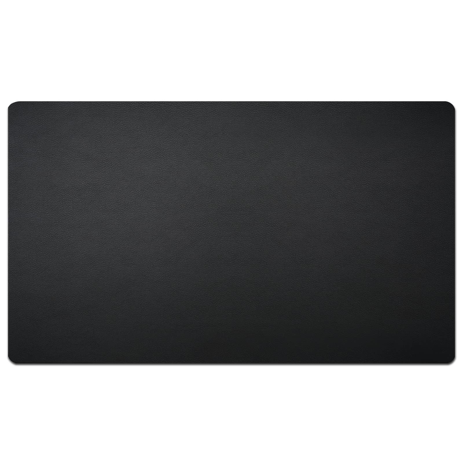 Photo 1 of Nekmit Leather Desk Blotter Pad 24 x 14 Inches, Flat, Non-Slip, Waterproof, Black