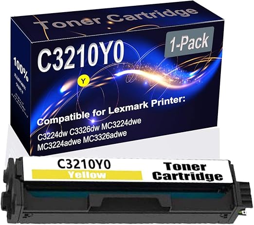 Amazon.com: 1-Pack (Yellow) Compatible High Yield C3210Y0 Printer Toner Cartridge use for 