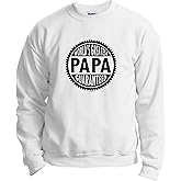 World's Greatest Papa Guaranteed Long Sleeve Crewneck Sweatshirt