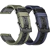 Olytop Galaxy Watch 46mm Bands, 22mm Nylon Sports Replacement Strap Wristband for Samsung Galaxy Watch3 45mm, Galaxy Watch 46mm, Gear S3 Frontier/Classic, Ticwatch Pro