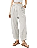 Xiaoxuemeng Womens Baggy Wide Leg Pants Casual