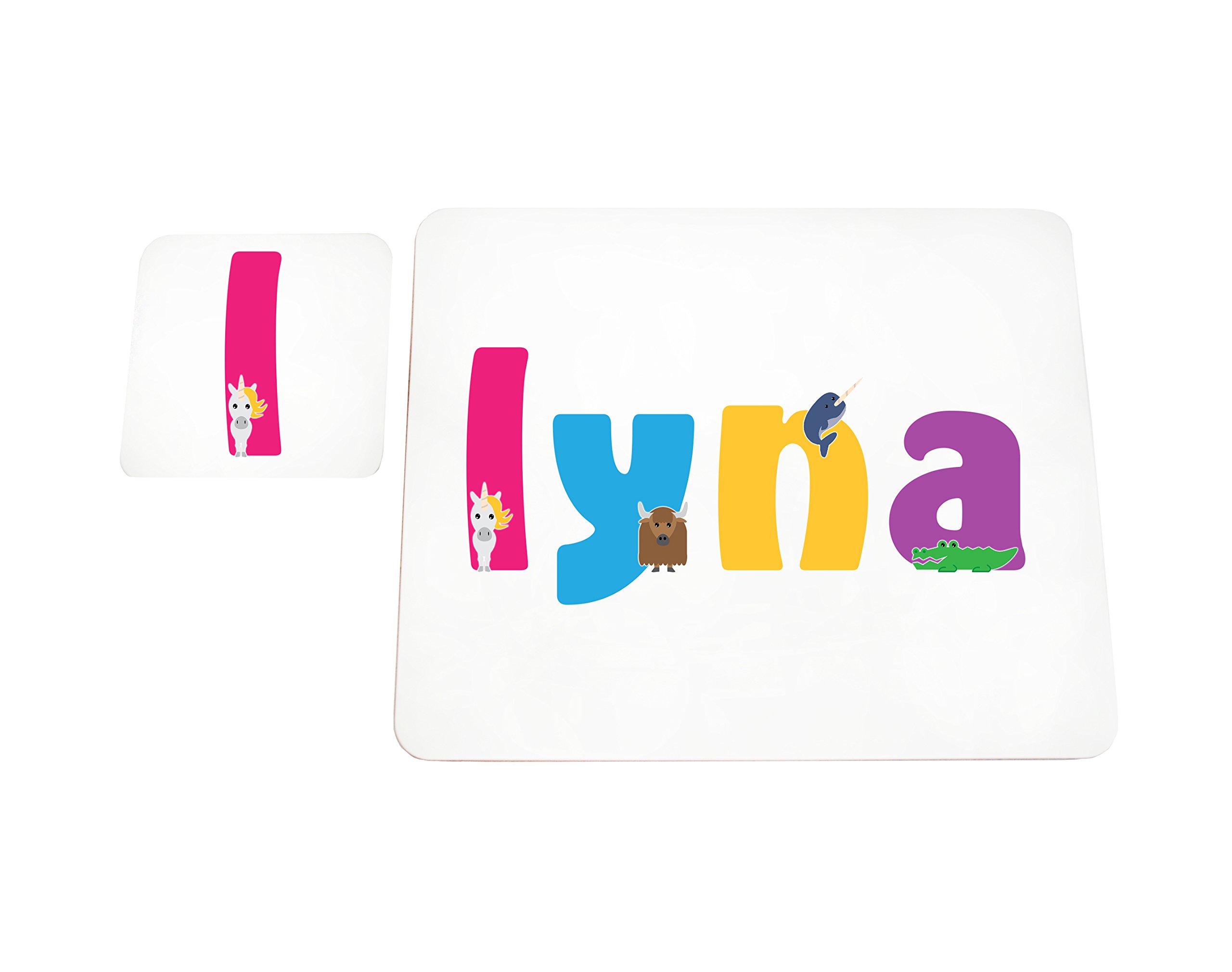 Little Helper with Coaster Doily Style Example Girl/The Name of Colourful Lyna