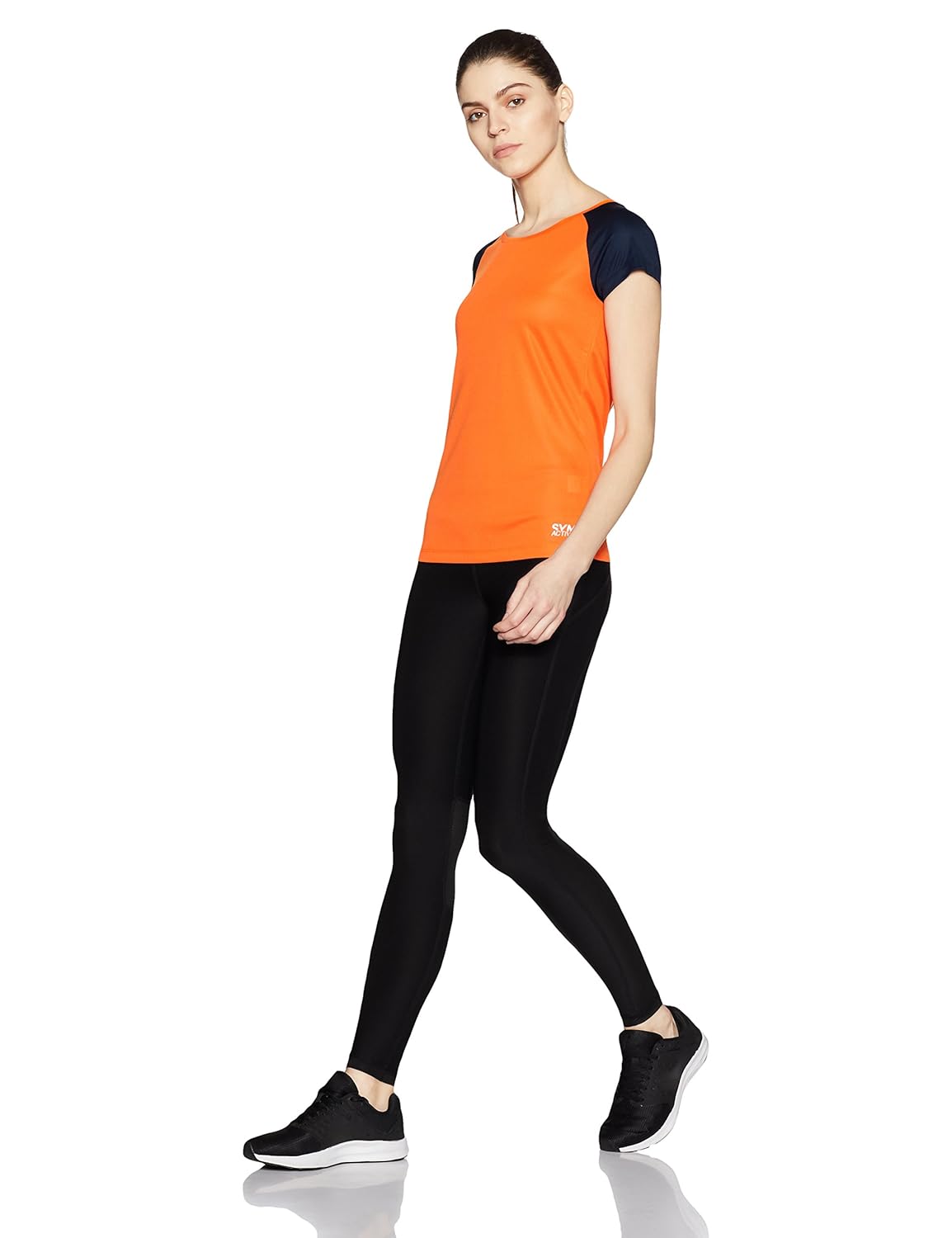 symbol amazon brand women's raglan round neck t-shirt