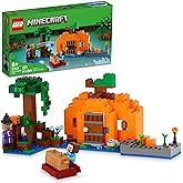 LEGO Minecraft The Pumpkin Farm - Building Toy for Kids Age 8+ - Toy for Boys, Girls, & Gamers W/Steve Minifigure, Witch, & More - 21248