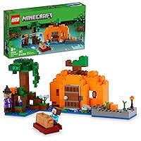 LEGO Minecraft The Pumpkin Farm - Building Toy for Kids Age 8+ - Toy for Boys, Girls, & Gamers W/Steve Minifigure, Witch, & More - 21248 LEGO Minecraft The Pumpkin Farm - Building Toy for Kids Age 8+ - Toy for Boys, Girls, & Gamers W/Steve Minifigure, Witch, & More - 21248