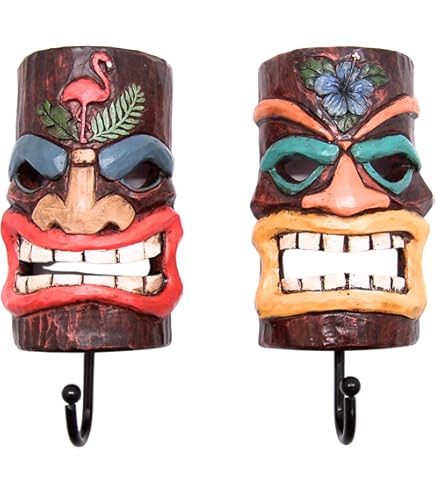 Zeckos Juego De 3 Ganchos De Pared Decorativos De Hierro Fun