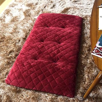 Amazon Co Jp 長座布団 キルティング キャスト 約60 110cm レッド