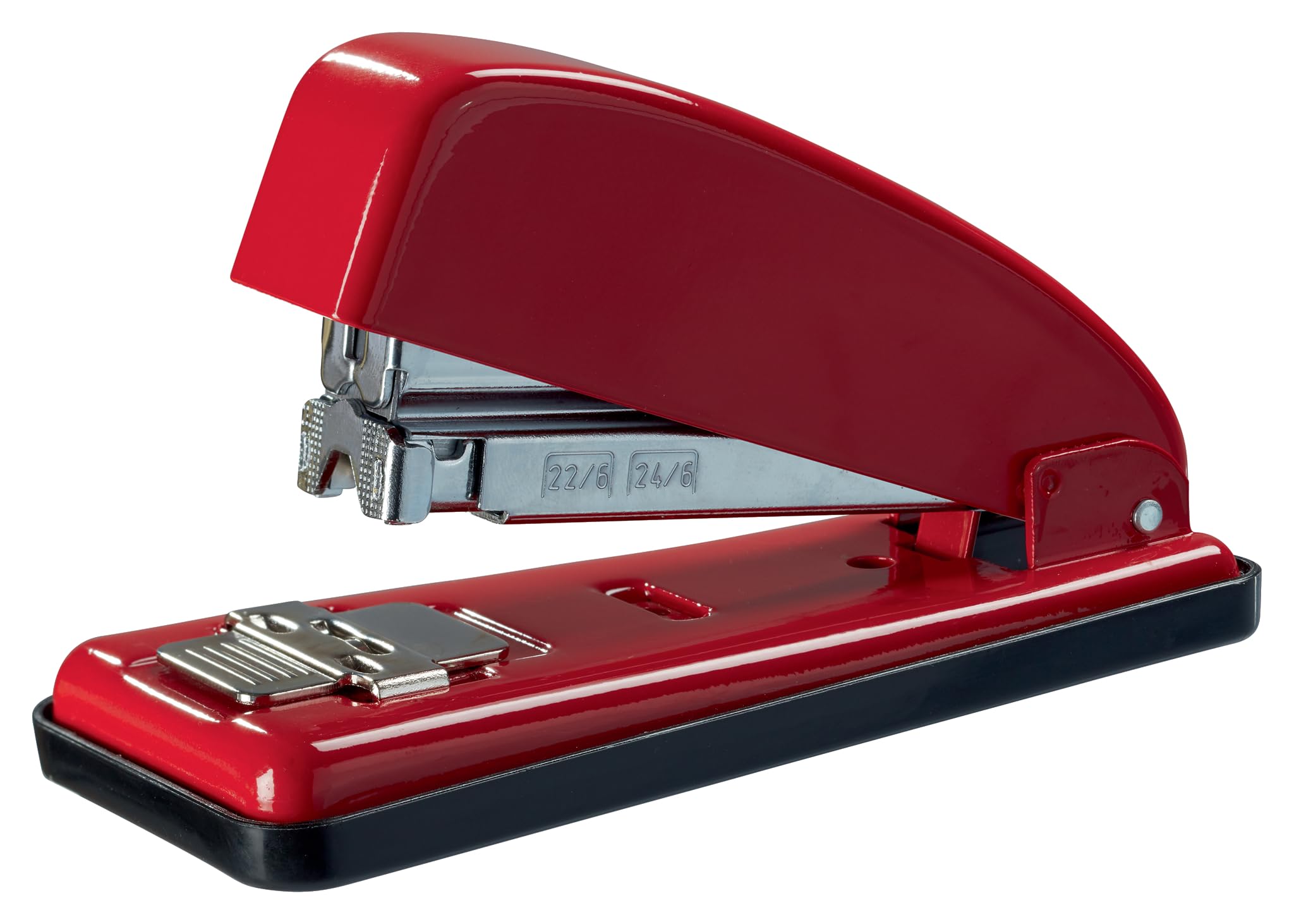 Petrus 807217 – Metal Office Stapler, Classic, Red
