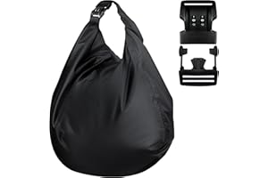 IZTOSS Motorcycle Helmet Bag Helmet Storage Bag with Combination Lock Waterproof Lightweight Durable Oxford Cloth Helmet Bag for Motorcycle Riding Bicycle,Black