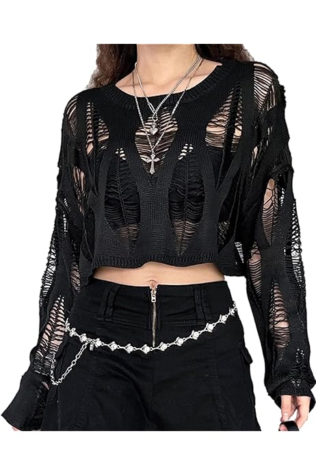 batwing sleeve off shoulder cross wrap top Grunge Tops SOLY HUX Women's V Neck Long Sleeve Off Shoulder