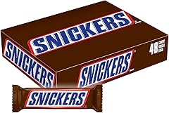 SNICKERS NFL Football Full Size Milk Chocolate Candy Bars, 48 Count Bulk Box