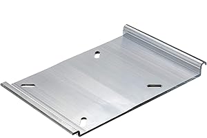 Swivl-Eze attwood SP-15100 Swivl-Eze Bench-Style Aluminum Utility Jon Boat Seat Mount Plate, Unspecified, One Size