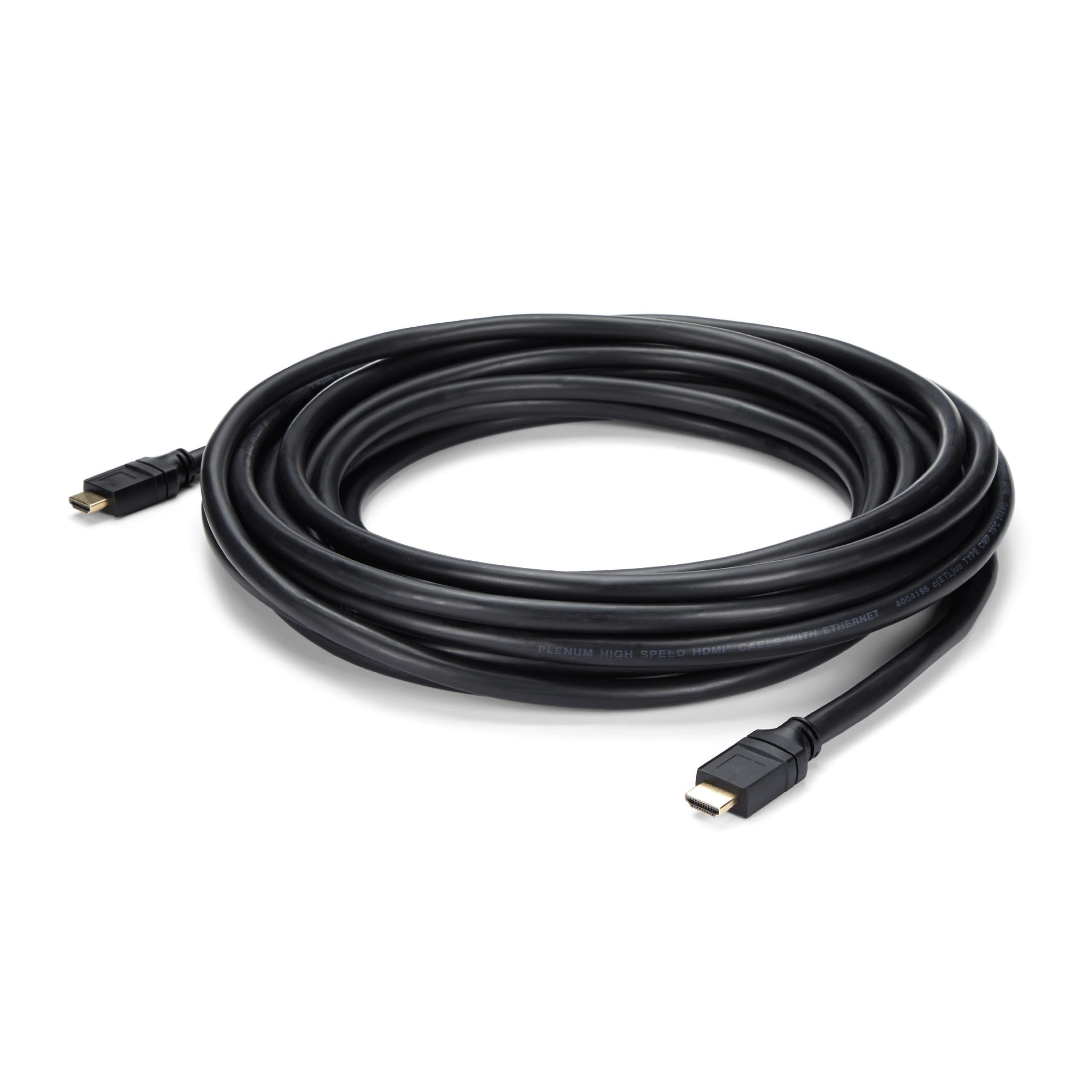 StarTech.com HDPMM35 Plenum Rated High Speed HDMI Cable, Ultra HD 4k x 2k 30 Hz, 35 ft Long HDMI to HDMI Male to Male Cord, CMP/FT6, 35 ft 10 m