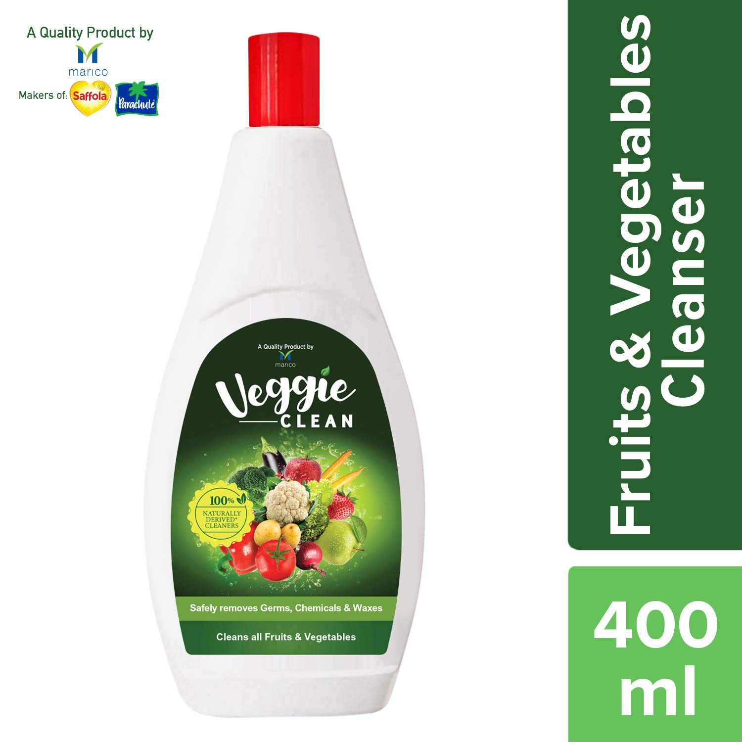 Veggie Clean 400 ml, 100 Safe, Scientific & Natural Vegetable & Fruit