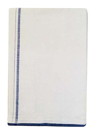 Men's Khadi Cotton Dhoti (White)