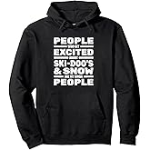 Snowmobile Ski-Doo's Winter Snow Machine - Snowmobiling Pullover Hoodie Small
