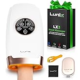 Lunix LX3 FSA Hand Massager, Heated Air Compression, for Arthritis & Carpal Tunnel Relief, Finger Numbness & Wrist Pain Relief, Cordless Rechargeable, Lunar White