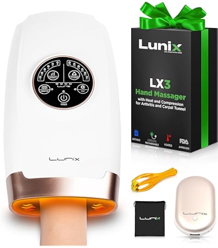 Amazon.com: Lunix LX7 FSA Hand and Wrist Massager, Heated