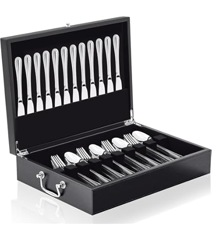 Amazon.com: Godinger Flatware Silverware Set 18/10 20th Century