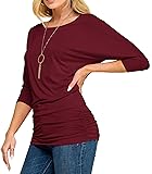 Made By Johnny MBJ WT822 Womens 3/4 Sleeve with