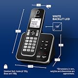Panasonic KX-TGD620 Cordless Phone with Answering Machine Hands Free view 9