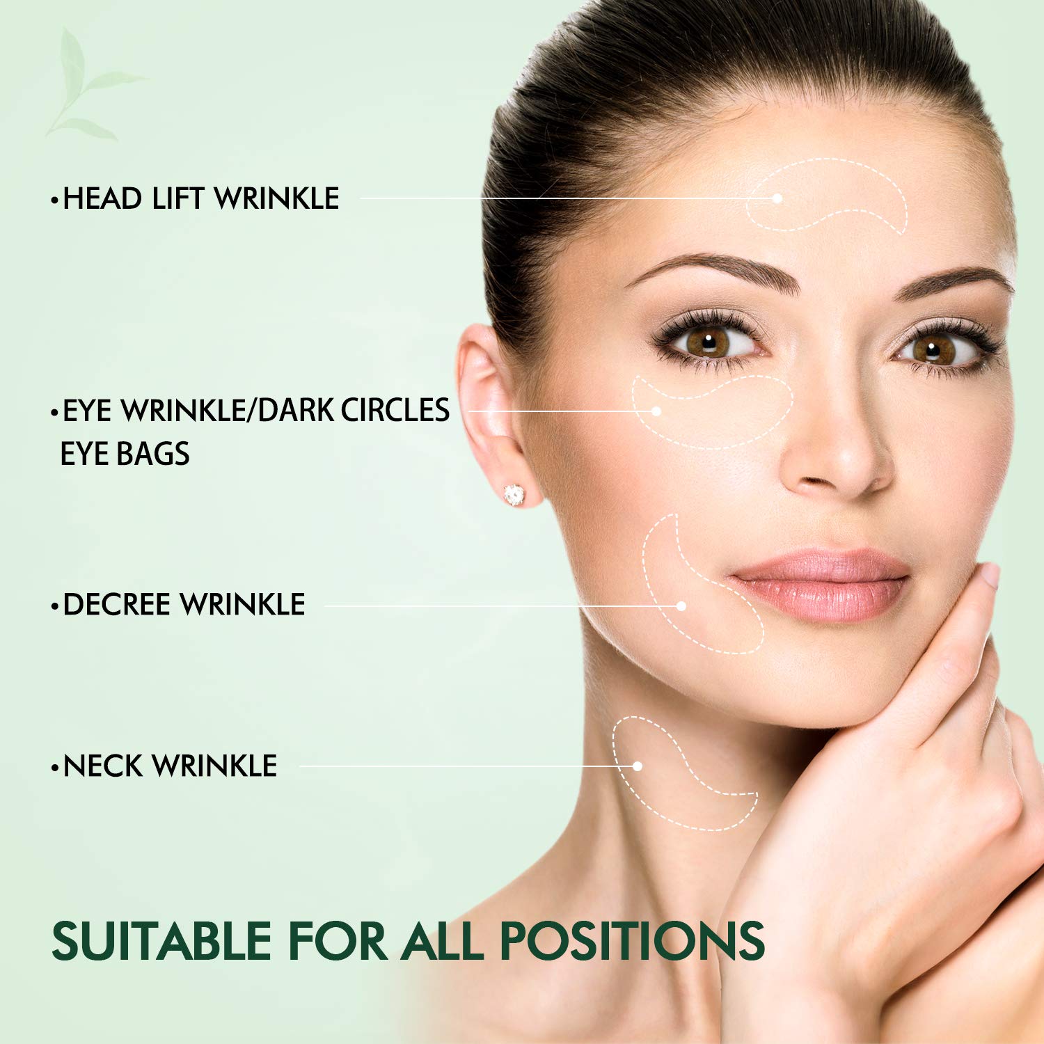 CACORRY Under Eye Patches - Under Eye Mask for Dark Circles Puffiness Bags Treatment 30 Pairs Green Tea Collagen Under Eye Gel Pads Anti Aging Wrinkles Natural Cooling Eye Pads for Puffy Eyes and dark circles : Beauty