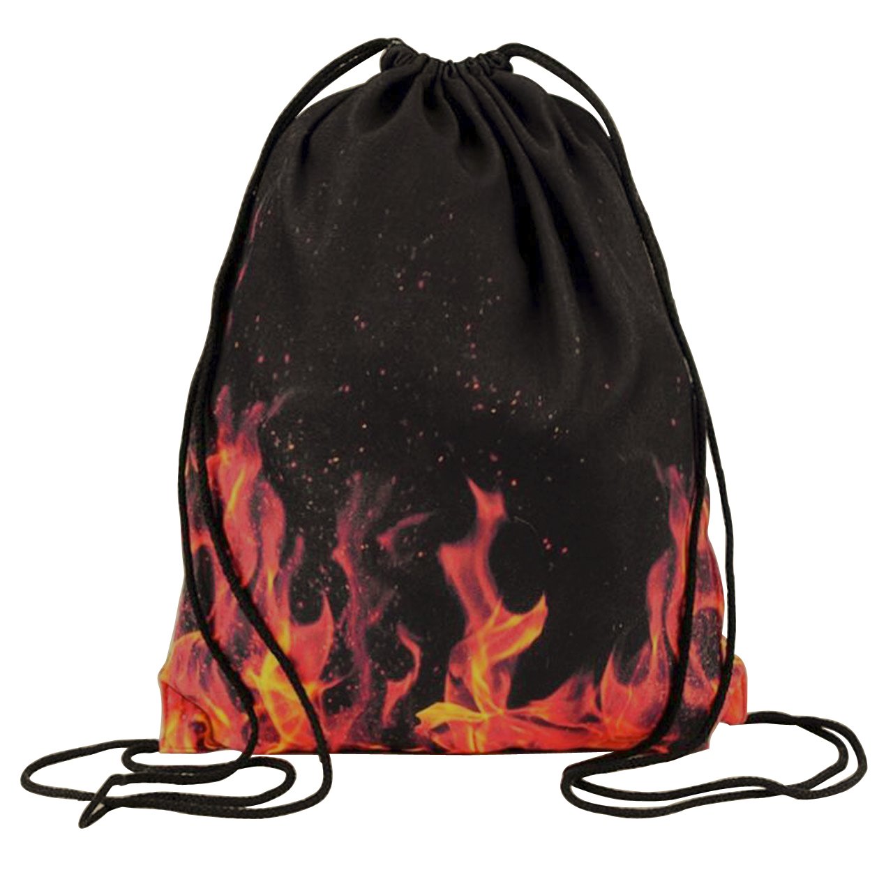 CHIC DIARY Hipster Segeltuch Rucksack Gym Sack Turnbeutel Beutel Sportbeute 3D Aufdruck Jutebeutel Muster Stringbags Tasche Bag