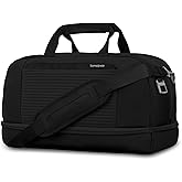 Samsonite Paralux Weekender Duffel Bag, Travel Carry-On Bag with Wide Opening, Drop-Bottom Shoe & Laundry Compartment, AirTag Holder, StackIt Strap - Business & Leisure Travel Bag