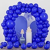 Voircoloria 90pack Royal Blue Balloons Different Size 18/12/10/5 Inch Blue Balloon Garland Arch Kit for Graduation, Wedding, Birthday, New Year, Baby Shower, Baseball, Nautical Party Decorations