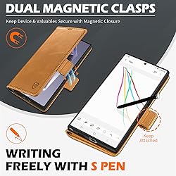 SHIELDON Wallet Case for Galaxy S25 Ultra
