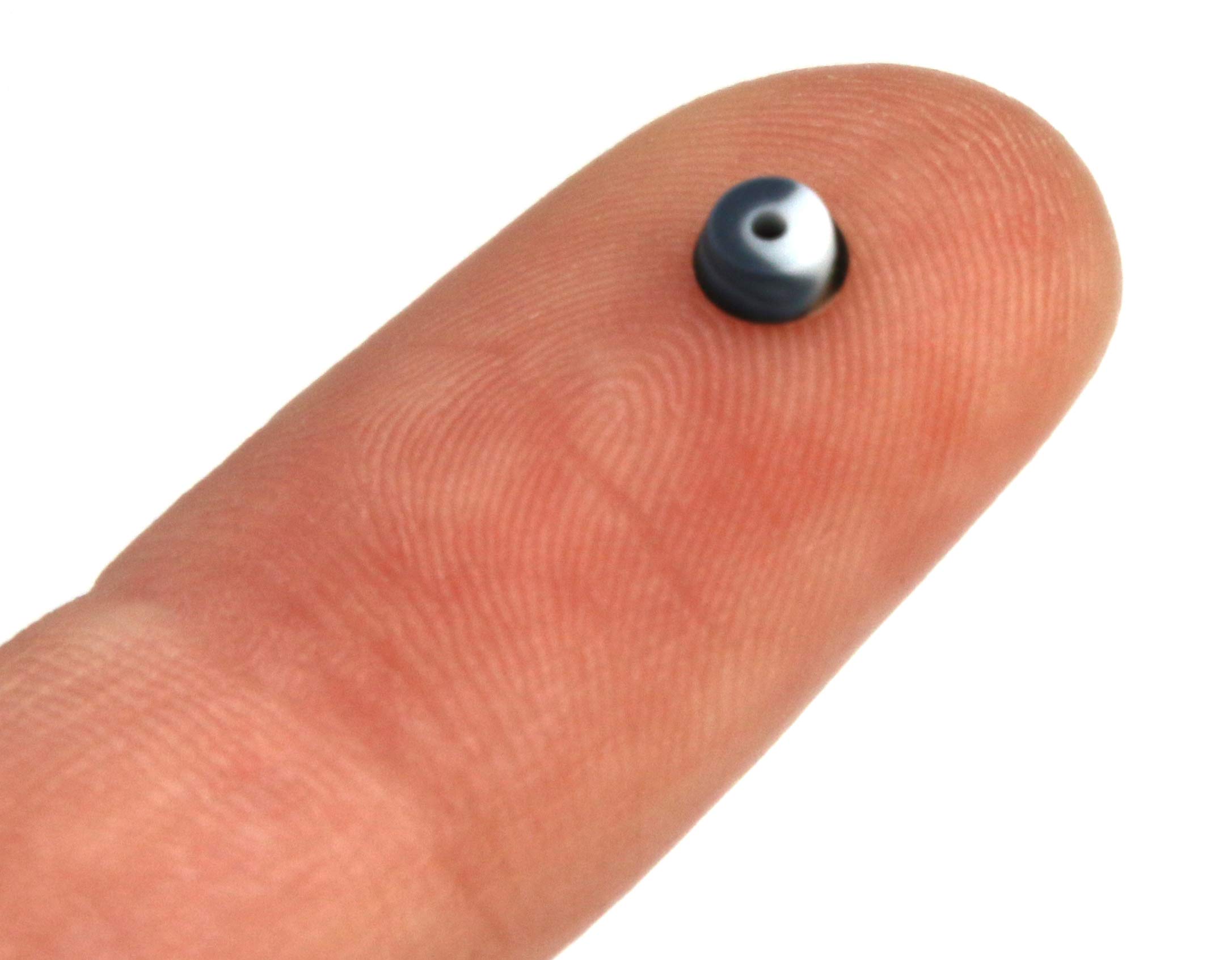 Teak Tuning Bubble Bushings Pro Duro Series in Black and White Swirl - Medium (71A) - Custom Molded Fingerboard Tuning