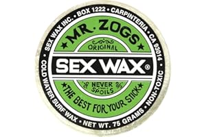 SEX WAX Mr. Zogs Original Sexwax - Cold Water Temperature Coconut Scented (White)