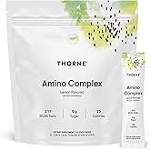 THORNE - Amino Complex - Clinically-Validated EAA and BCAA Powder for Pre or Post-Workout - Promotes Lean Muscle Mass & Exercise Recovery* - NSF Certified for Sport - 30 Servings - 8.25 Oz - Lemon
