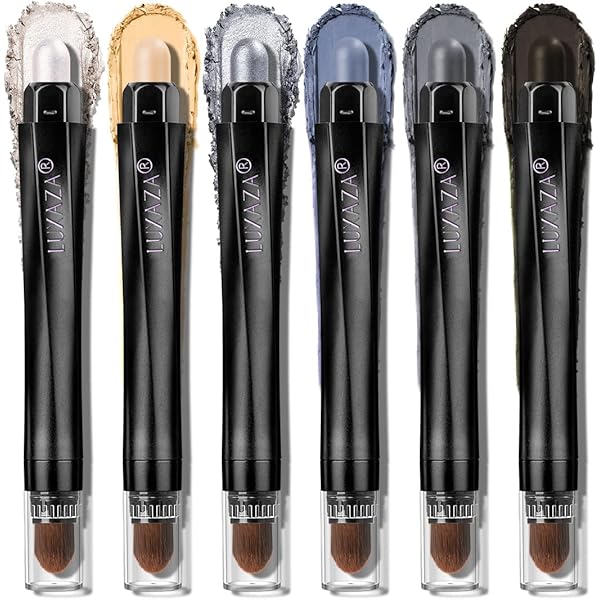 Amazon.com : LUXAZA 6PCS Cream Eyeshadow Stick Makeup Sets