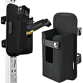 Barcode Scanner Holster, Ballistic Nylon Carrying Case Pouch for Zebra MC3300 Ultra-Rugged Mobile Touch Computer, Handheld Barcode Scanner Holder, Fastener Straps to Attach to Forklift
