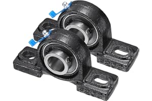 uxcell 2pcs UCP205-14 Pillow Block Bearings 7/8" Bore Bearing Units Cast Steel Flange Mounted Bearing Housing
