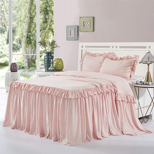 peachy pink bedding