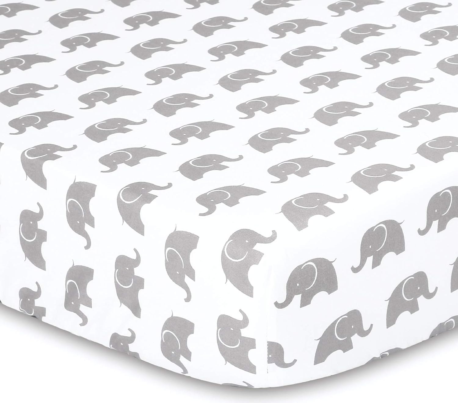 The Peanutshell Elephant Walk Crib Bedding Set | 3 Piece Nursery Set | Crib Quilt, Crib Sheet, Crib Skirt Included : Baby