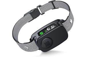 NOIDECE Bark Collar, Dog Bark Collar for Large Medium Dogs with 5 Adjustable Sensitivity, Automatic Barking Collar with 3 Training Modes, Anti bark Collars for Dogs (Matte Black)