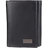 Kenneth Cole REACTION Men's Wallet - RFID Genuine Leather Slim Trifold with ID Window and Card Slots