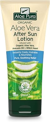 Aloe Pura Organic Aloe Vera Aftersun Lotion 200 ml Vegan Cruelty Free