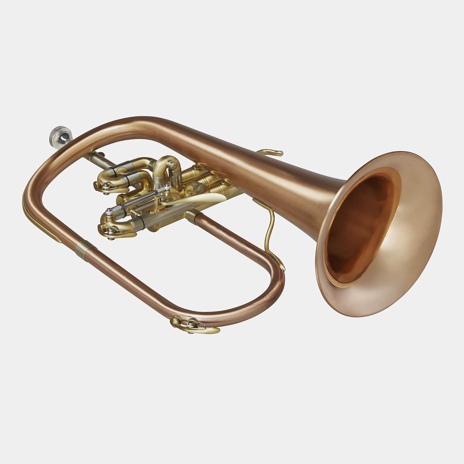 Blessing BFH-1541RT Professional Flugelhorn, Lacquered Brass with 1-Piece Red Copper Bell: Musical Instruments