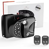 RVLock V4 Left Hinge RV Door Lock Keyless Entry with Keypad and 2 Fobs