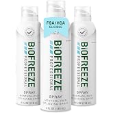 Biofreeze Professional Pain Relief Spray, Cooling Menthol, 4 FL OZ (3 Pack)
