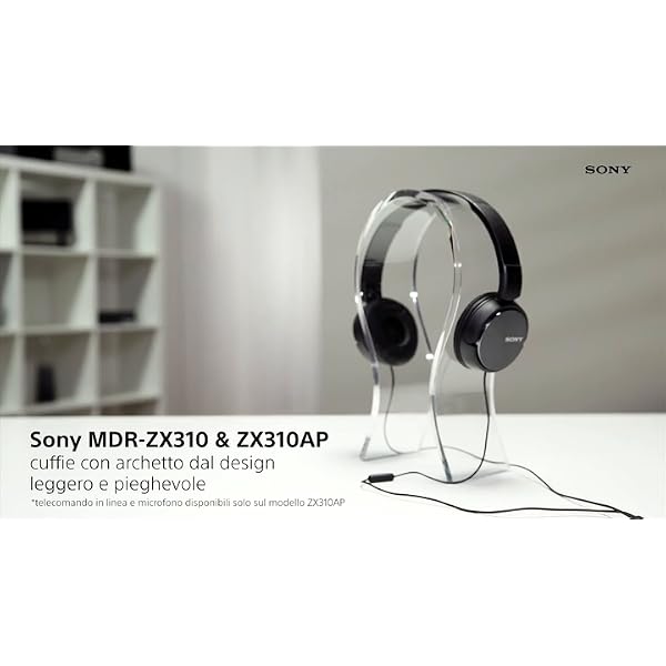 Sony MDR-ZX310 Cuffie On-Ear, Blu - Cuffie Hi-Fi