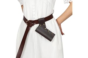 DOARLUO Medieval Leather Sword Dagger Frog Holster Universal Rapier Broadsword and Cutlass Accessory Rapier Knight Sword Belt