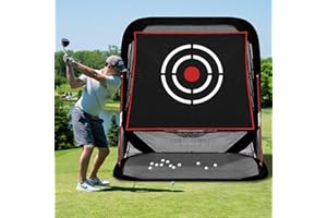 ANDGOAL Pop Up Golf Driving Net Backyard - Golf Practice Net Indoor use, Golf Hitting Nets Heavy Duty, Durable Golf Training Net, Golf Swing Nets with Target Carry Bag