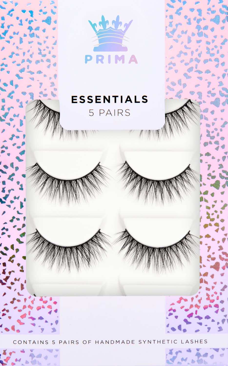 PrimaLash PrPrimalash Essentials Vegan Synthetic Lashes 5 Pairs, Lisa